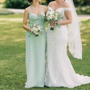 Dusty Sage Asazie Manila BRIDESMAID